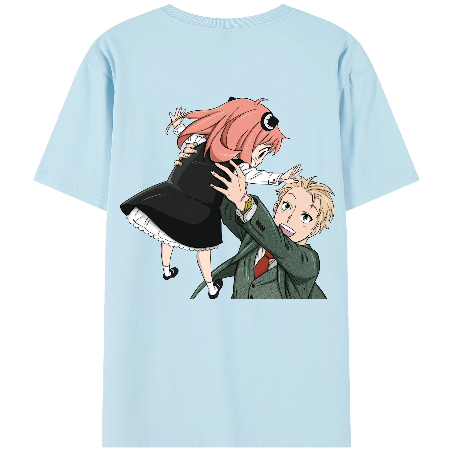 （画像用） SPY×FAMILY间谍家家酒 綿100％半袖Tシャツ（背面プリント）